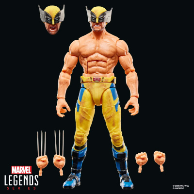Wolverine (Lobezno) Sin Camiseta Deadpool y Lobezno Marvel Legends 